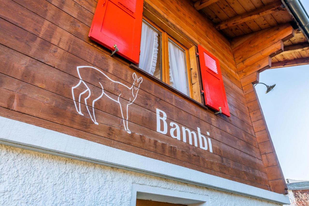 Appartement Chalet Bambi "Marchenhaft" à Grächen Extérieur photo